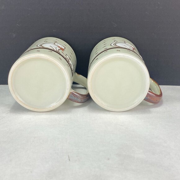 Vintage Otagiri Cat and Kitten Coffee Mugs Set of 2 - Picture 6 of 8